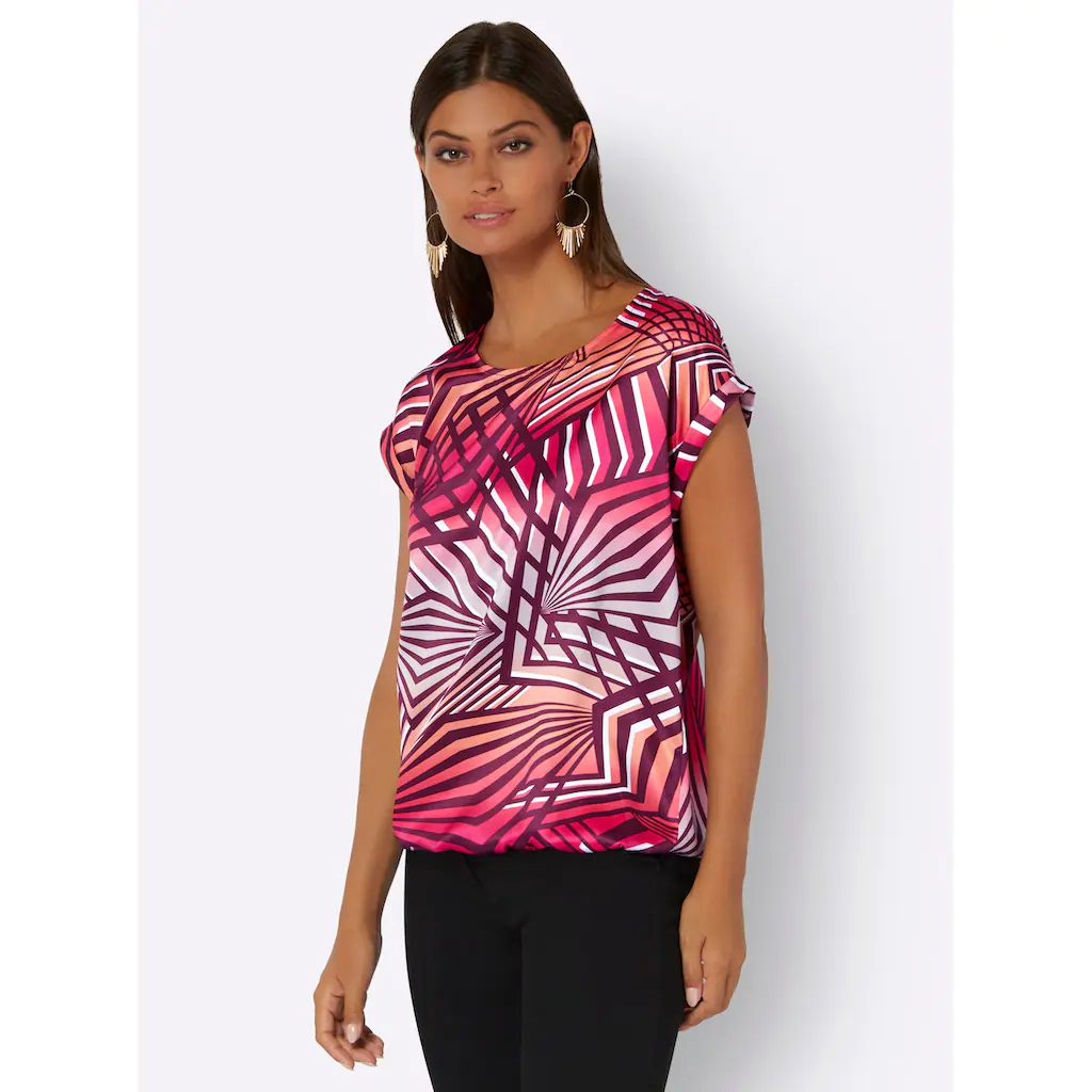 Creation L Kurzarmbluse