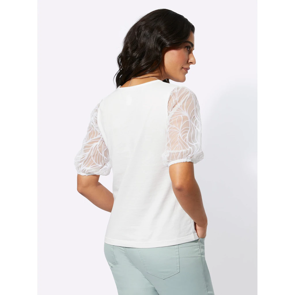 Creation L Kurzarmshirt »Modal-Mix-Shirt« (1 Tlg.)