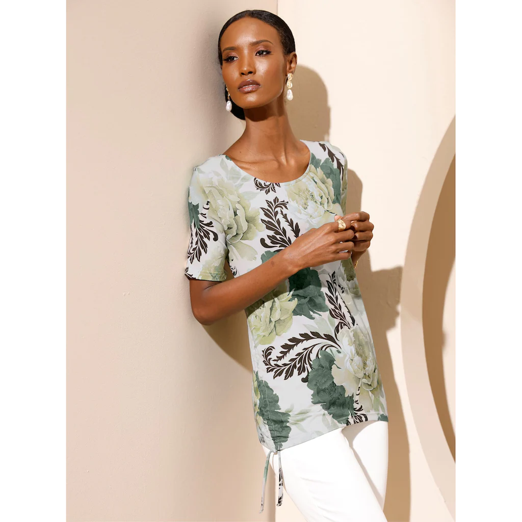 creation L Kurzarmshirt »Print-Shirt« (1 tlg.)
