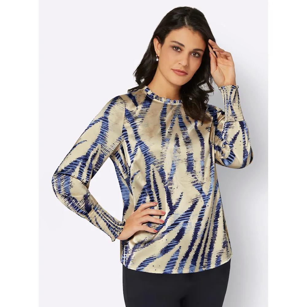 Creation L Langarmbluse