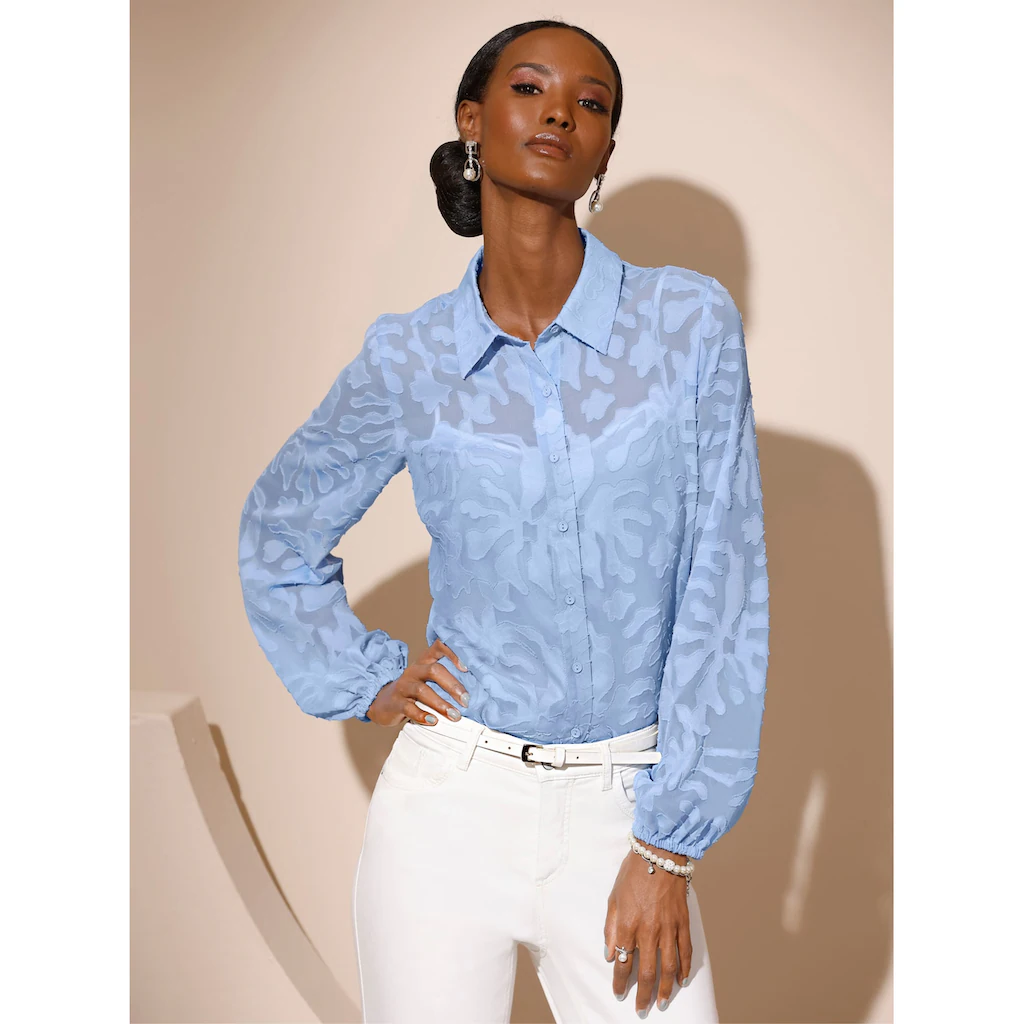 creation L Langarmbluse