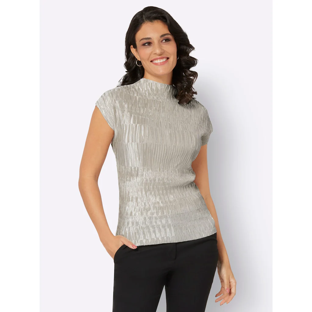 Creation L Plisseebluse