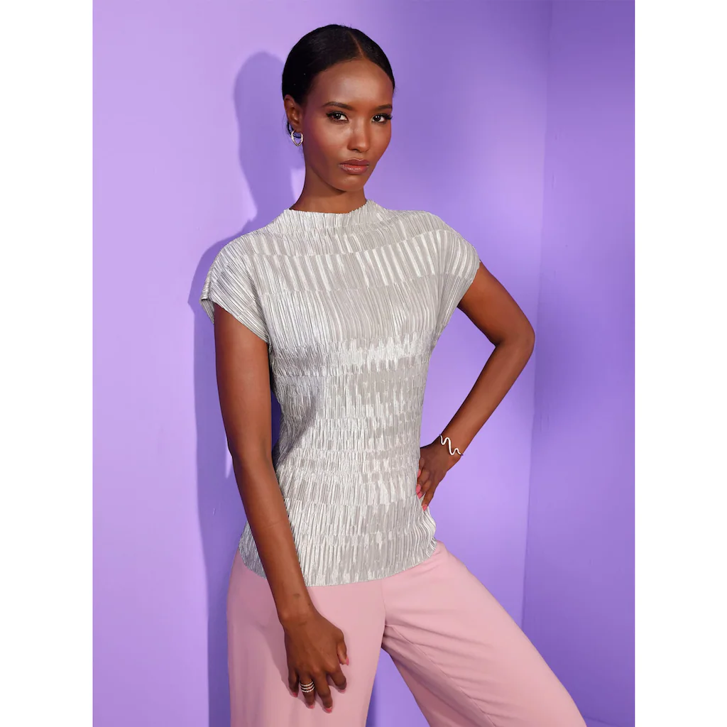 Creation L Plisseebluse