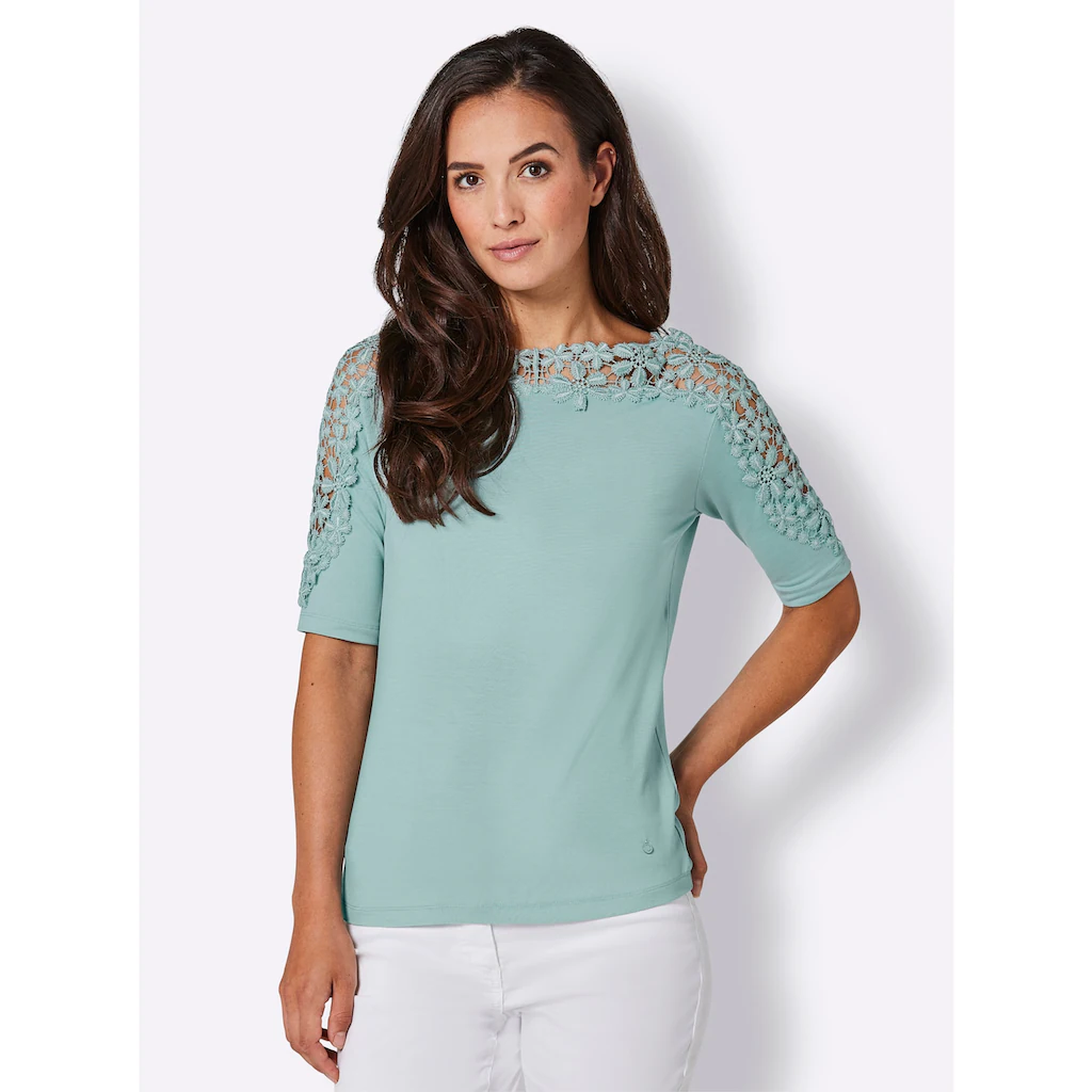 CREATION L PREMIUM 3/4-Arm-Shirt »Lyocell-Shirt« (1 Tlg.)