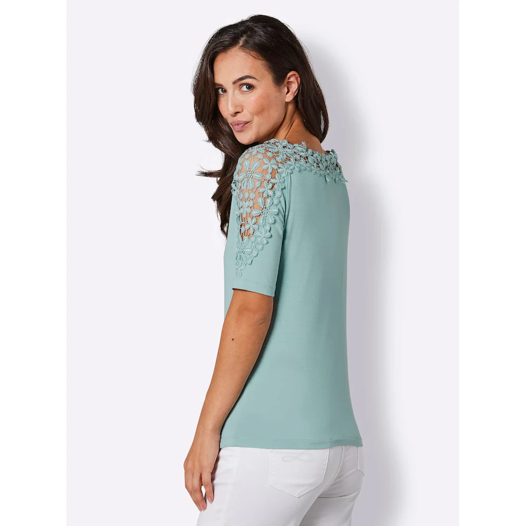 CREATION L PREMIUM 3/4-Arm-Shirt »Lyocell-Shirt« (1 Tlg.)