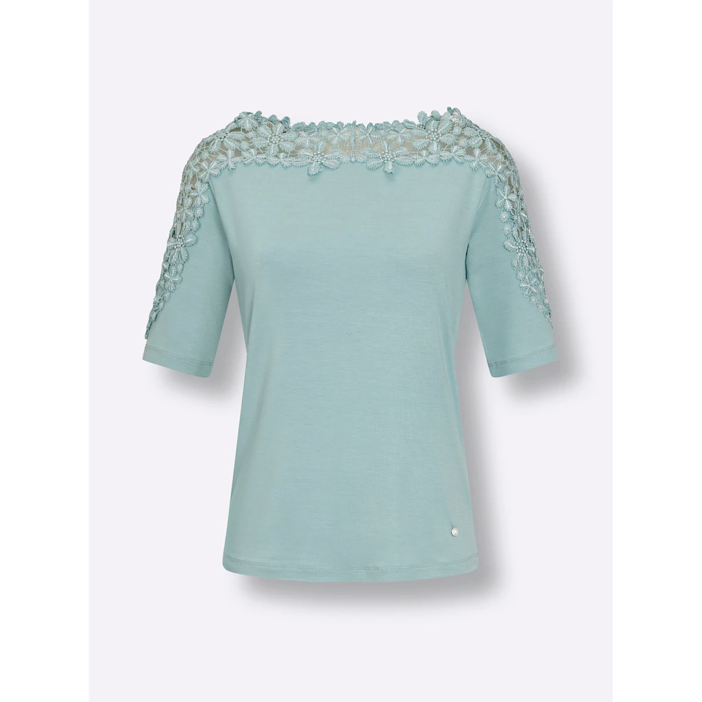 CREATION L PREMIUM 3/4-Arm-Shirt »Lyocell-Shirt« (1 Tlg.)