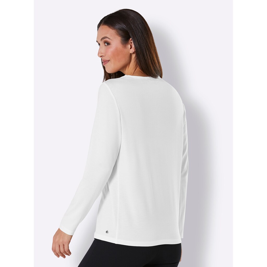 CREATION L PREMIUM Langarmshirt »Lyocell-Shirt« (1 Tlg.)