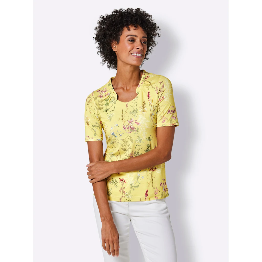 CREATION L PREMIUM Print-Shirt »Lyocell-Shirt« (1 Tlg.)