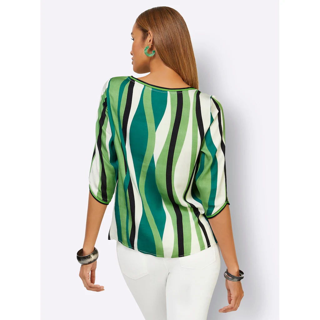 Creation L Satinbluse