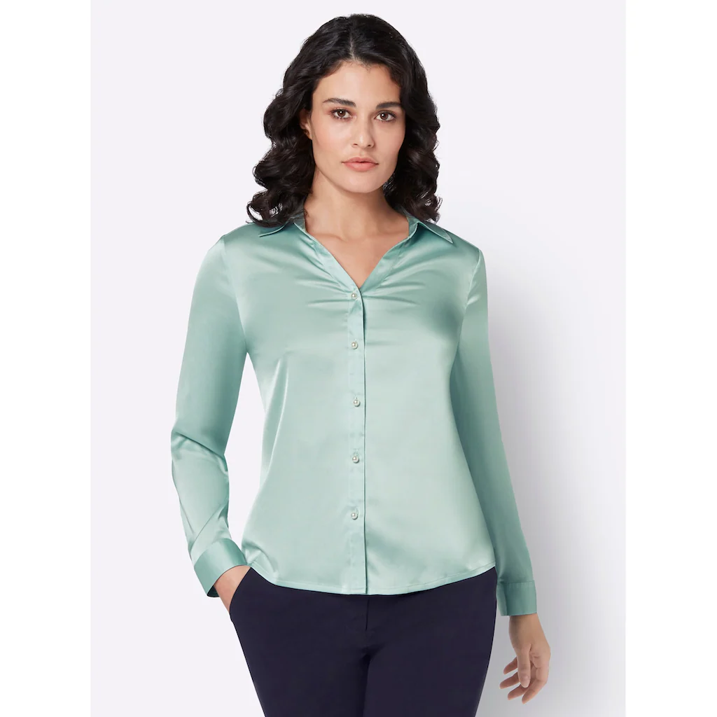 Creation L Satinbluse