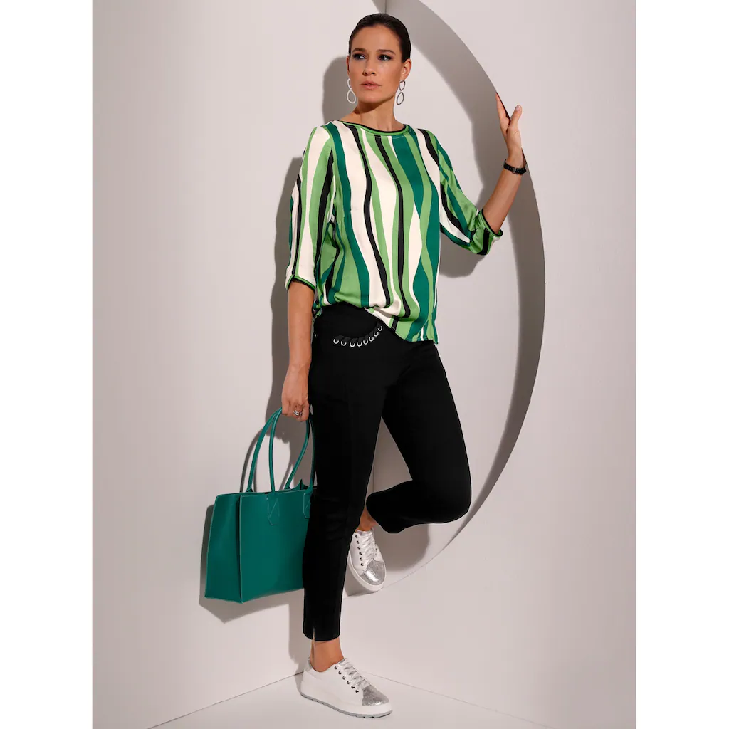 creation L Satinbluse