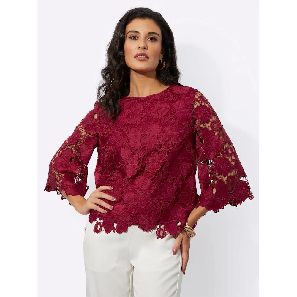 Creation L Spitzenbluse