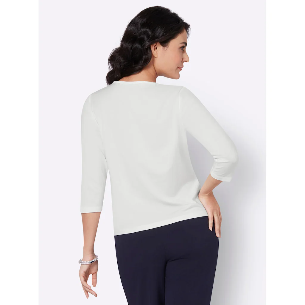 Creation L Spitzenshirt »Lyocell-Shirt« (1 Tlg.)