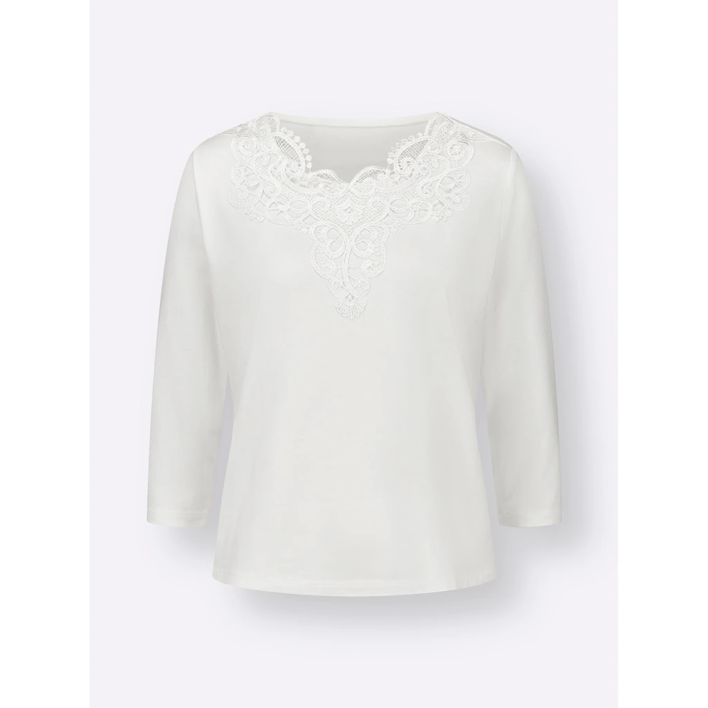 Creation L Spitzenshirt »Lyocell-Shirt« (1 Tlg.)