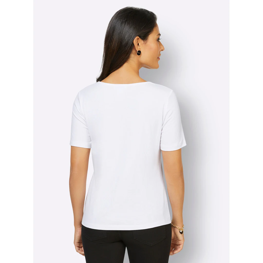 Creation L Spitzenshirt »Modal-Baumwoll-Shirt« (1 Tlg.)