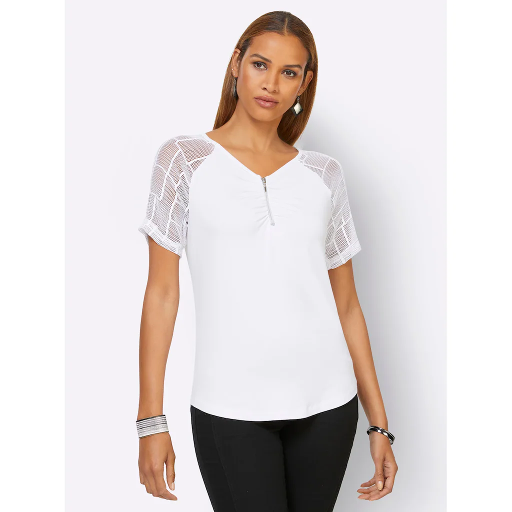 Creation L Spitzenshirt »Shirt« (1 Tlg.)