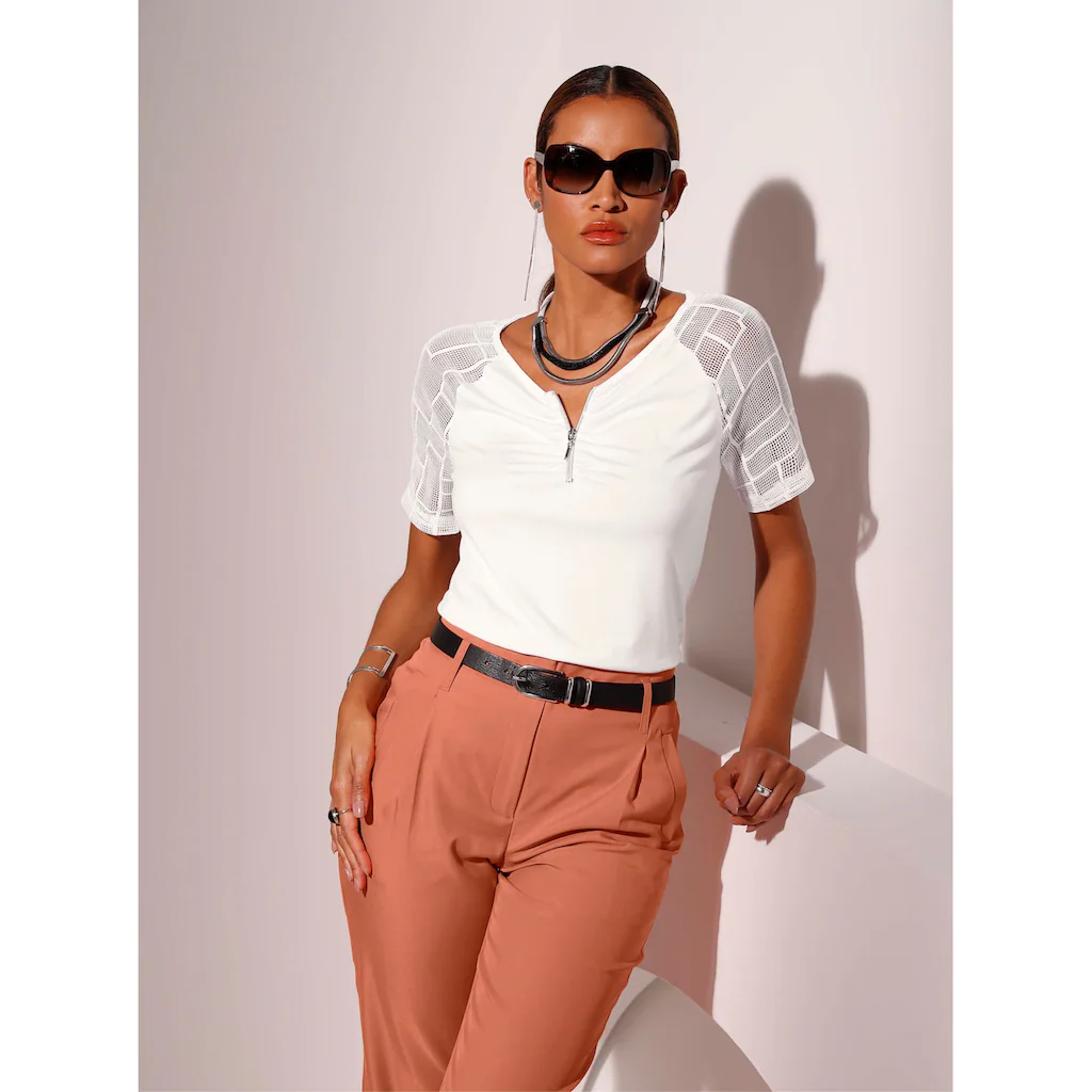 creation L Spitzenshirt »Shirt« (1 tlg.)