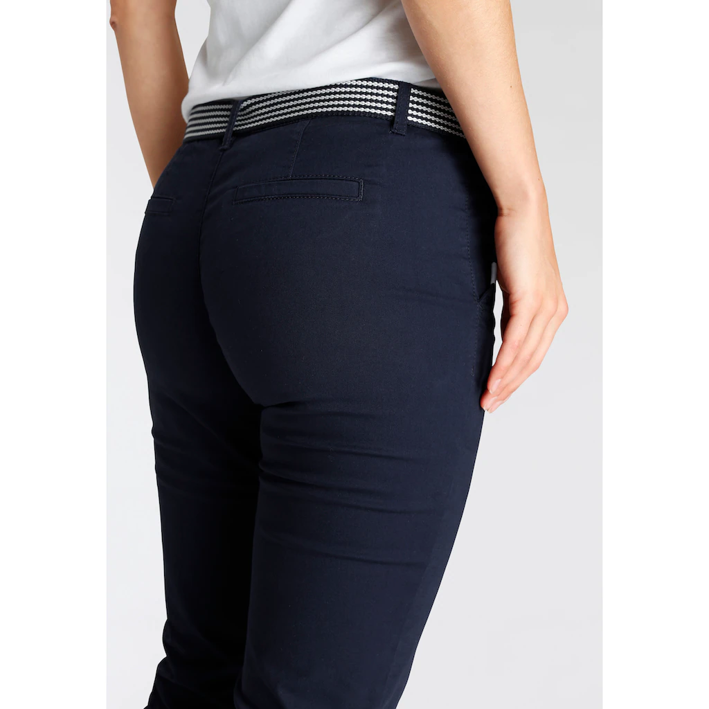 DELMAO Chinohose (Set 2 Tlg. Mit Gürtel) Mit Passendem Gürtel NEUE MARKE