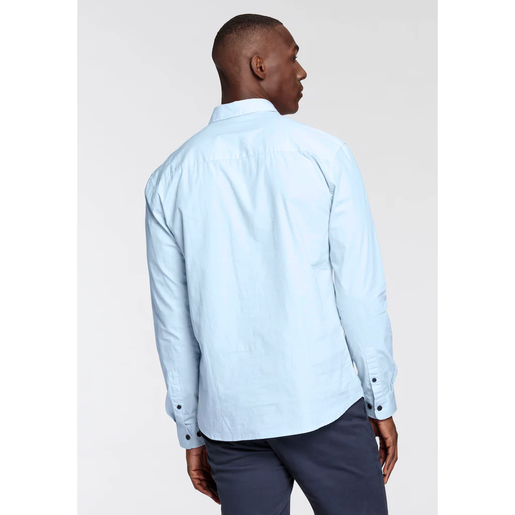 DELMAO Langarmhemd Mit Print Und Stickerei-NEUE MARKE ▷ Bestellen
