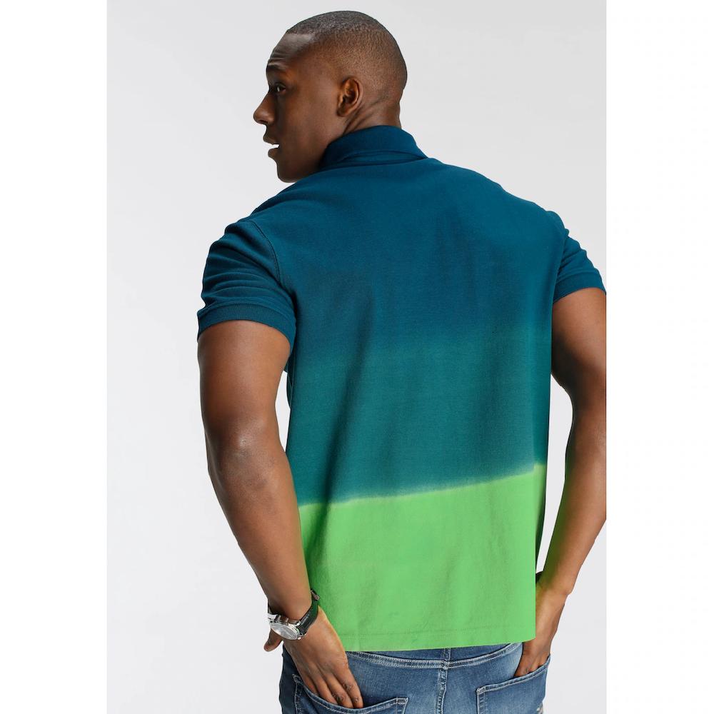 DELMAO Poloshirt Kurzarm Lässiger Print Polokragen Aus Baumwolle ▷ Bestellen