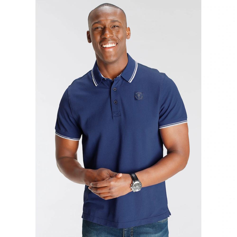 DELMAO Poloshirt Kurzarm lockere Passform Polokragen für Tennis oder Golf ▷ bestellen