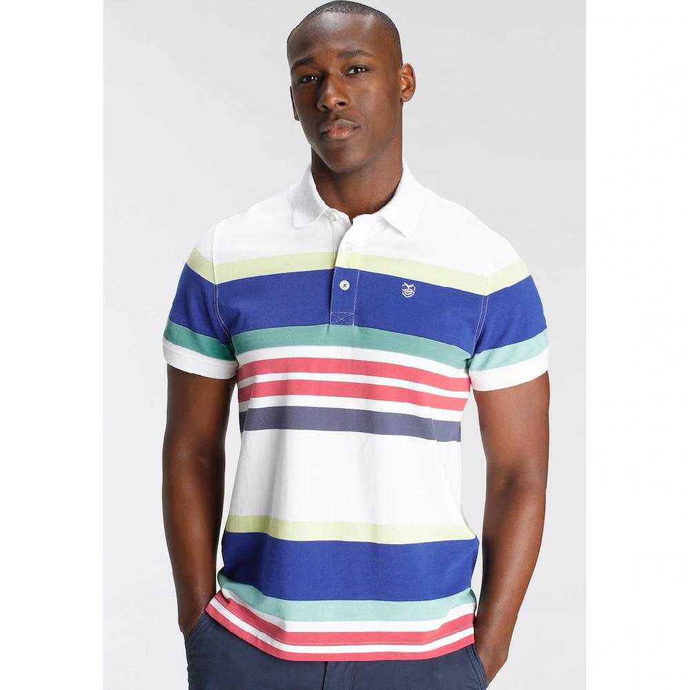 DELMAO Poloshirt Kurzarm Mit Polokragen Aus Piqué-Stoff Aus 100% Baumwolle ▷ Für