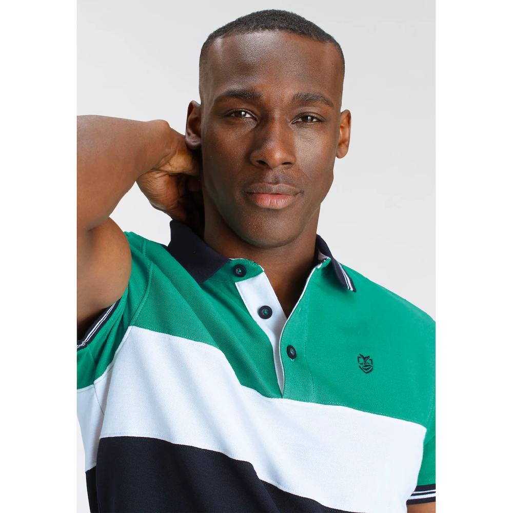 DELMAO Poloshirt Kurzarm Regular Fit Mit Colorblocking-Design ▷ Bestellen