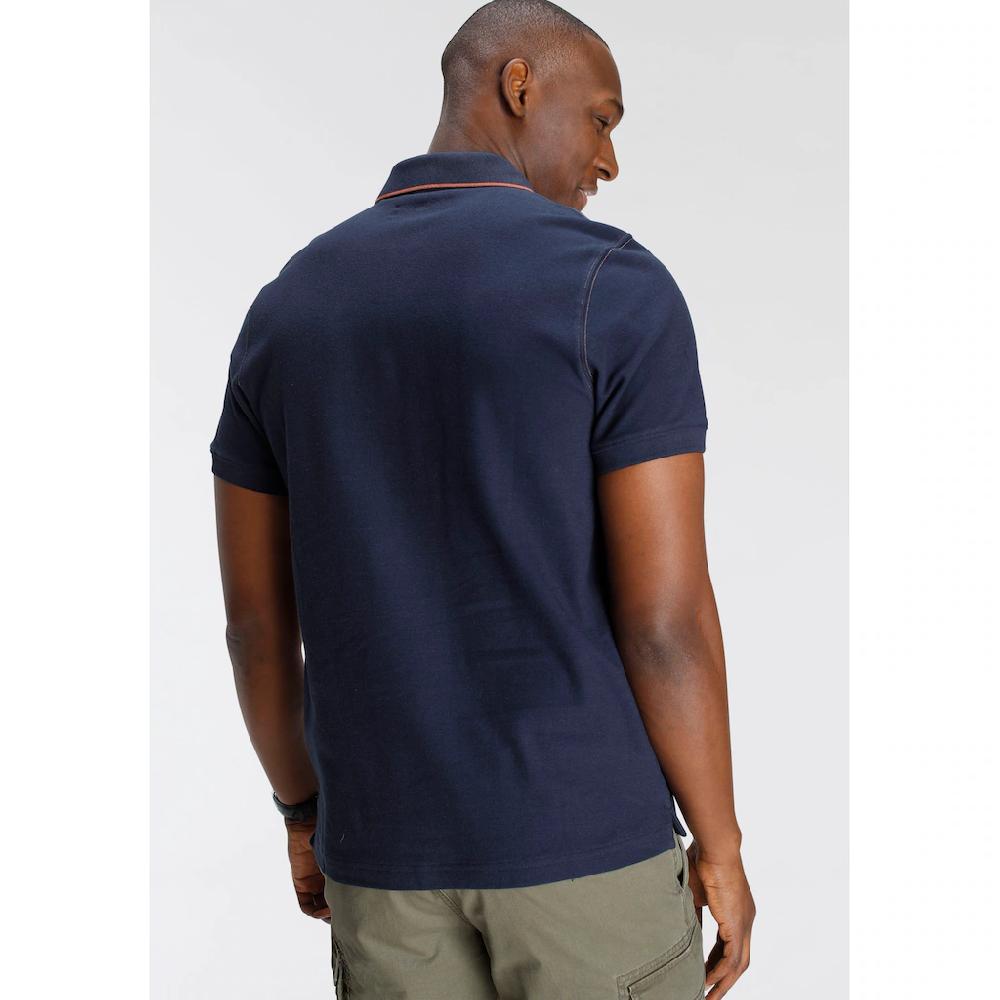 DELMAO Poloshirt Mit Brustprint Und Stickerei - NEUE MARKE ▷ Bestellen