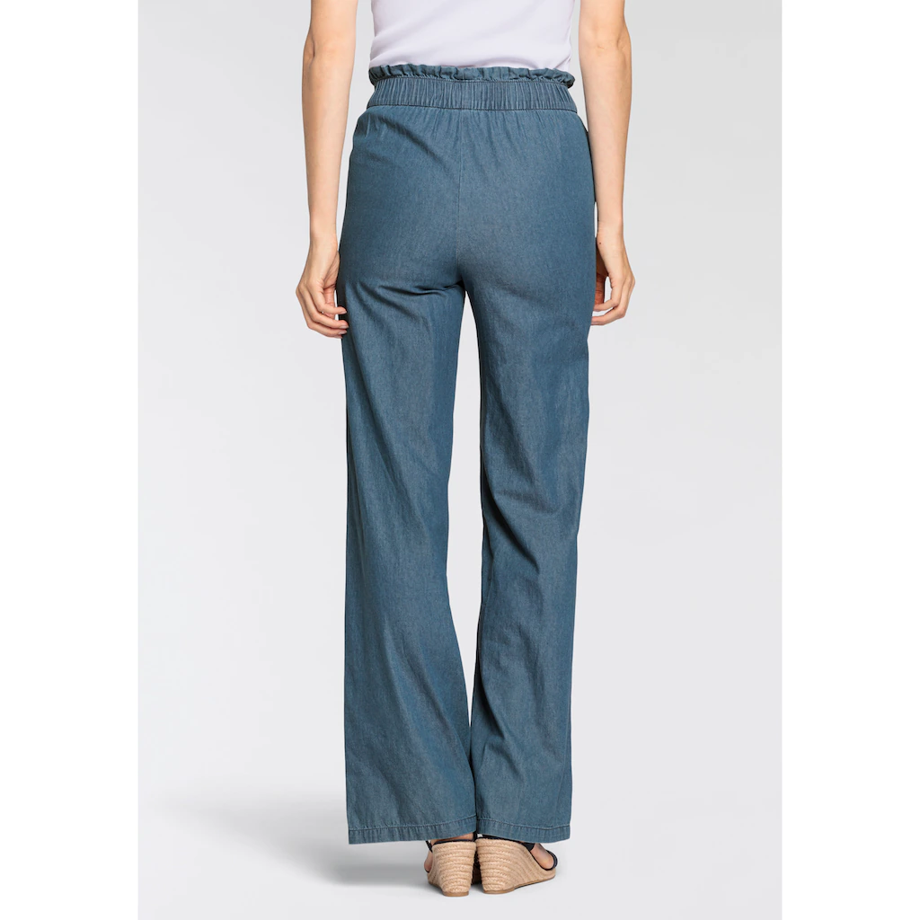 DELMAO Schlupfhose Mit Weitem Bein