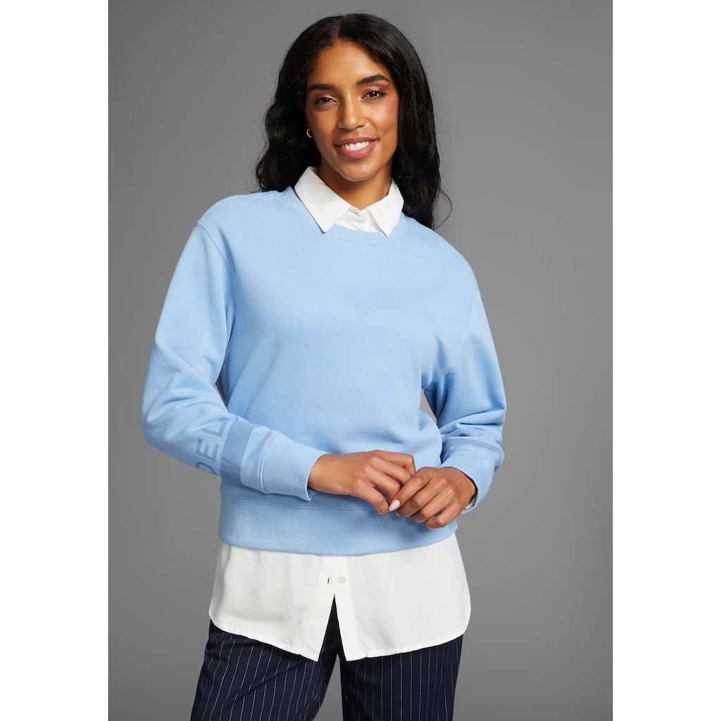 DELMAO Sweatshirt mit Rubber-Print - NEUE KOLLEKTION