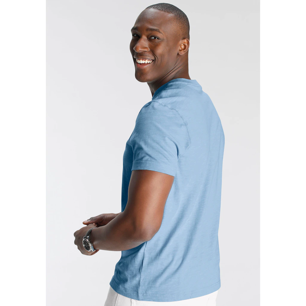 DELMAO T-Shirt Kurzarm Lässige Passform Mit Peppigem Print Rundhals Casual ▷ Bestellen