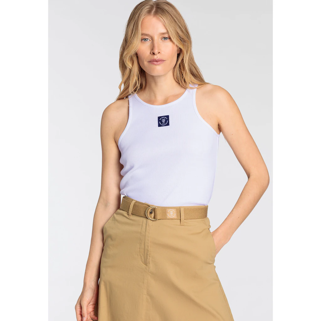 DELMAO Tanktop Mit Sportivem Label