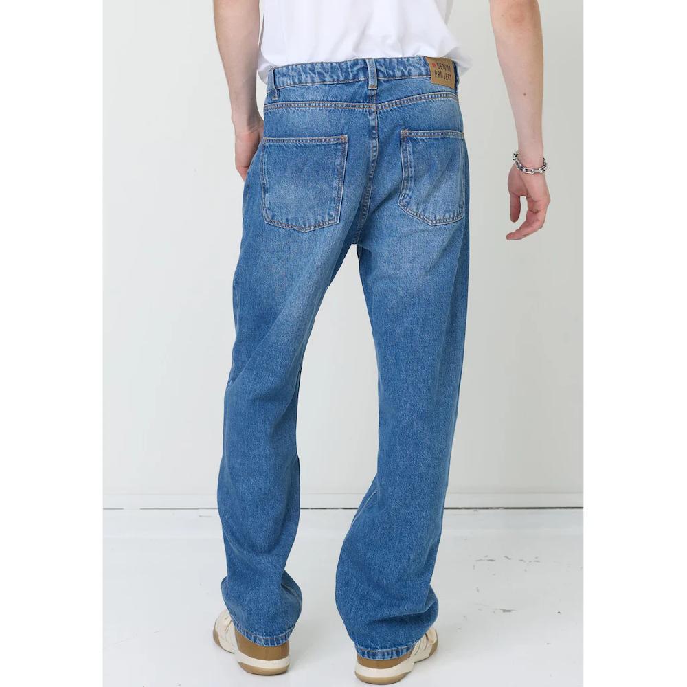 DENIM PROJECT Loose-fit-Jeans In Blauer Waschung ▷ Für
