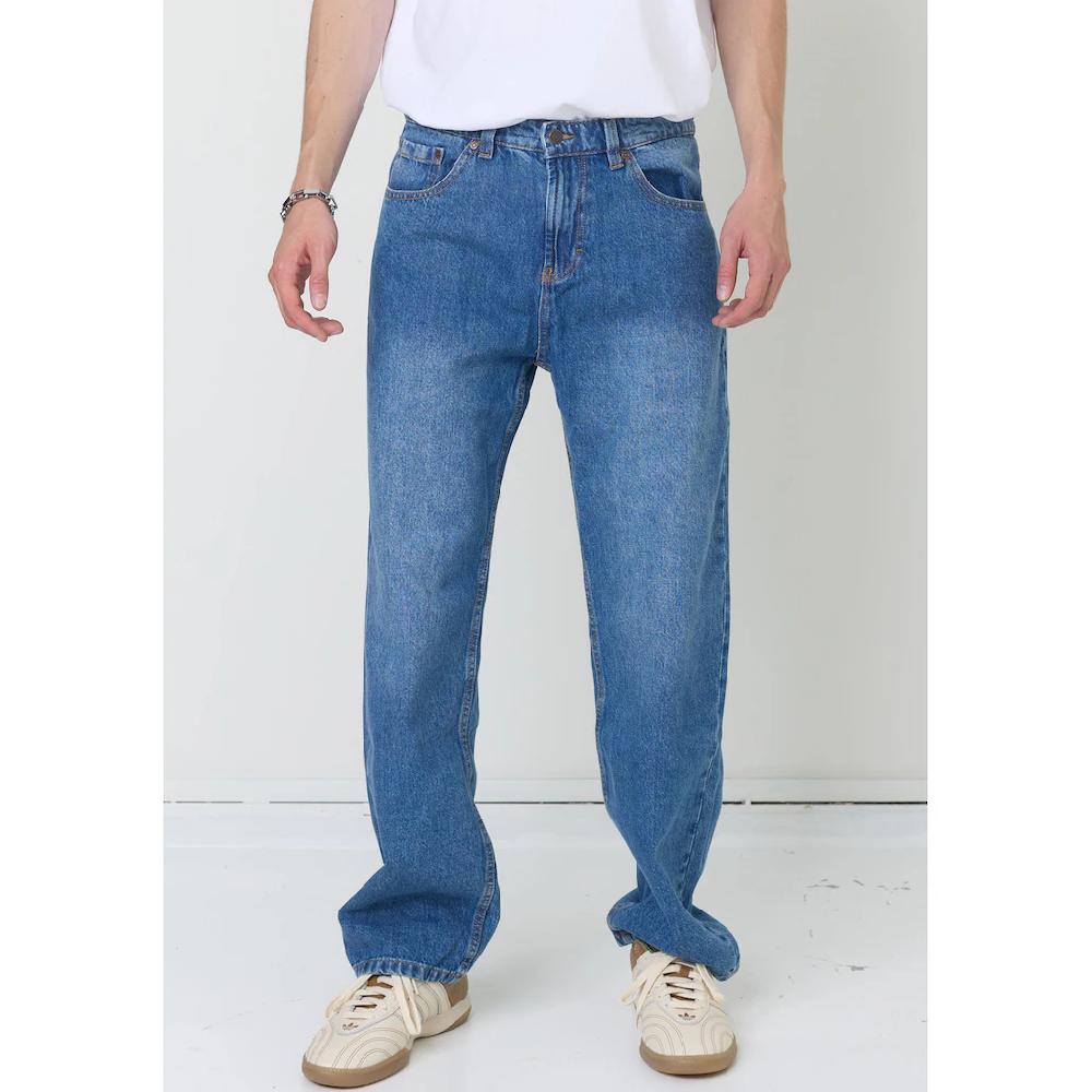 DENIM PROJECT Loose-fit-Jeans in blauer Waschung ▷ für
