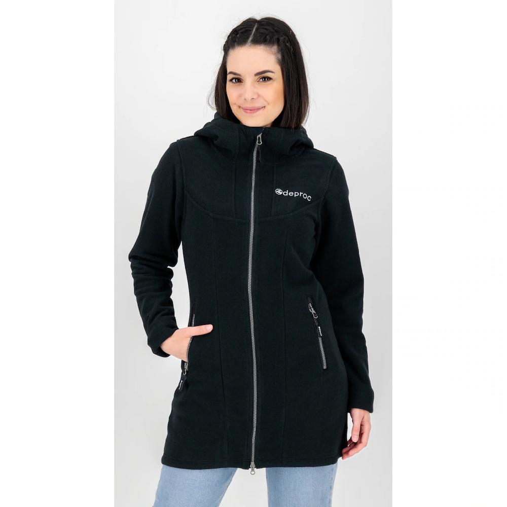 DEPROC Active Fleecejacke »GLORY APRIL« mit 2-Wege-Reißverschluss