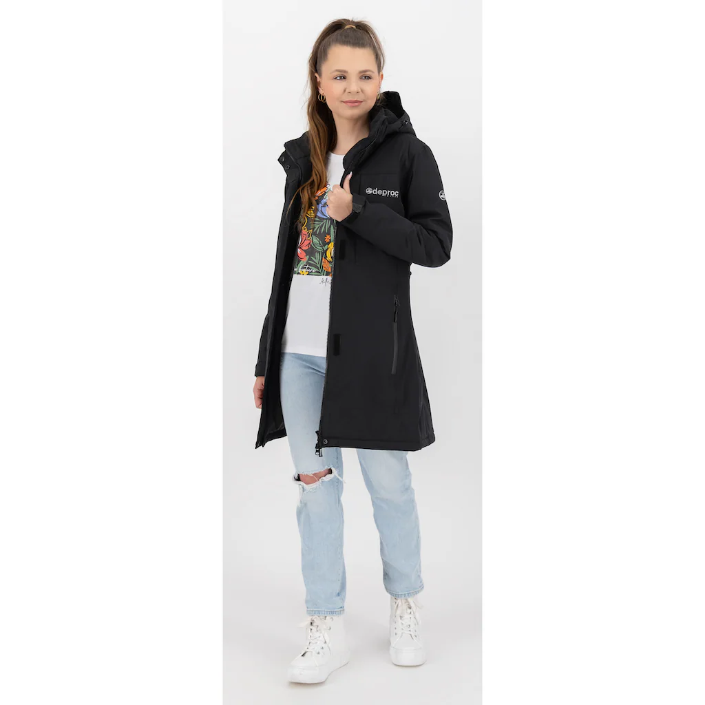 DEPROC Active Winterjacke »MONTREAL LONG WMN« Auch In Großen Größen Erhältlich