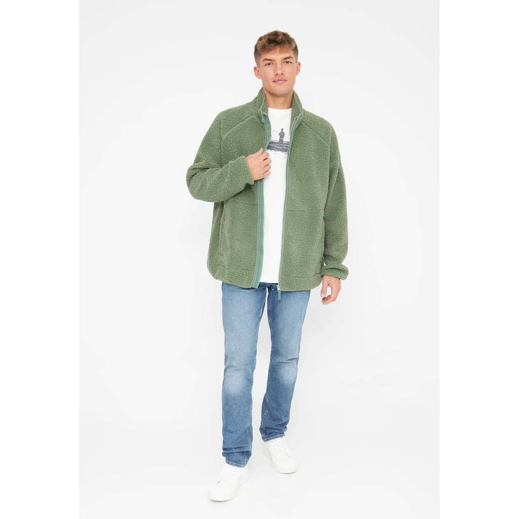 Derbe Fleecejacke »Kuschelby« Recyceltes Fleece Jersey Innen Taschen Mit Reißverschluss ▷ Kaufen