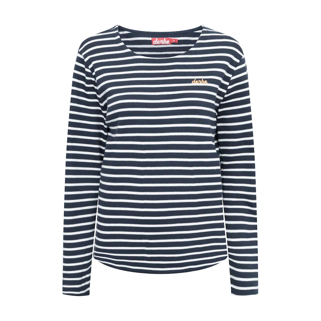Derbe Langarmshirt »Interstriped« French Terry Gestreift Hochwertiger Stick