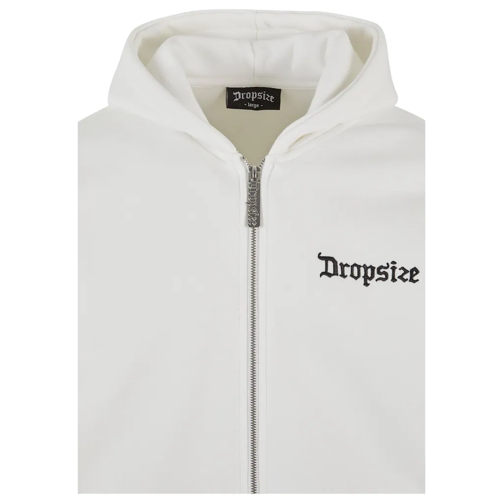 Dropsize Sweatjacke »Dropsize Herren Super Heavy Oversize Blank Zip Hoodie« ▷ Für