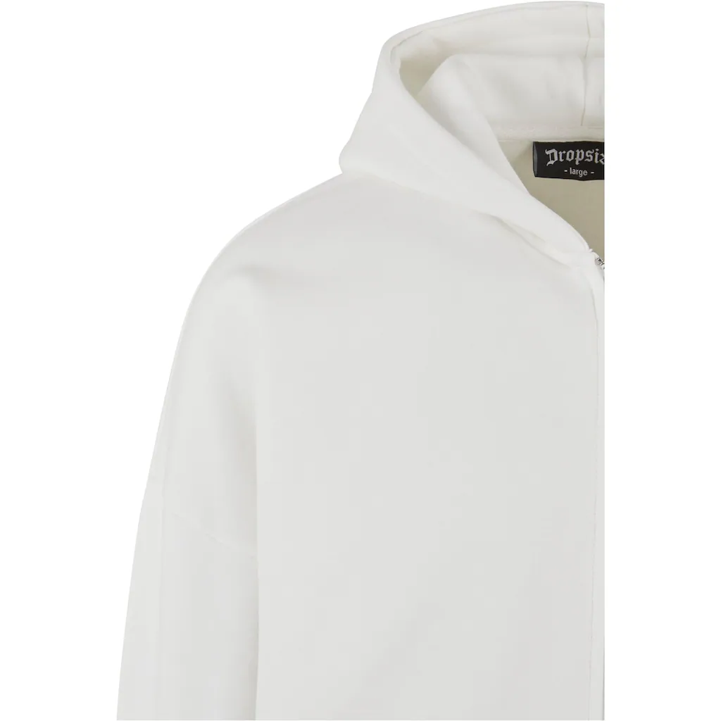 Dropsize Sweatjacke »Dropsize Herren Super Heavy Oversize Blank Zip Hoodie« ▷ Für