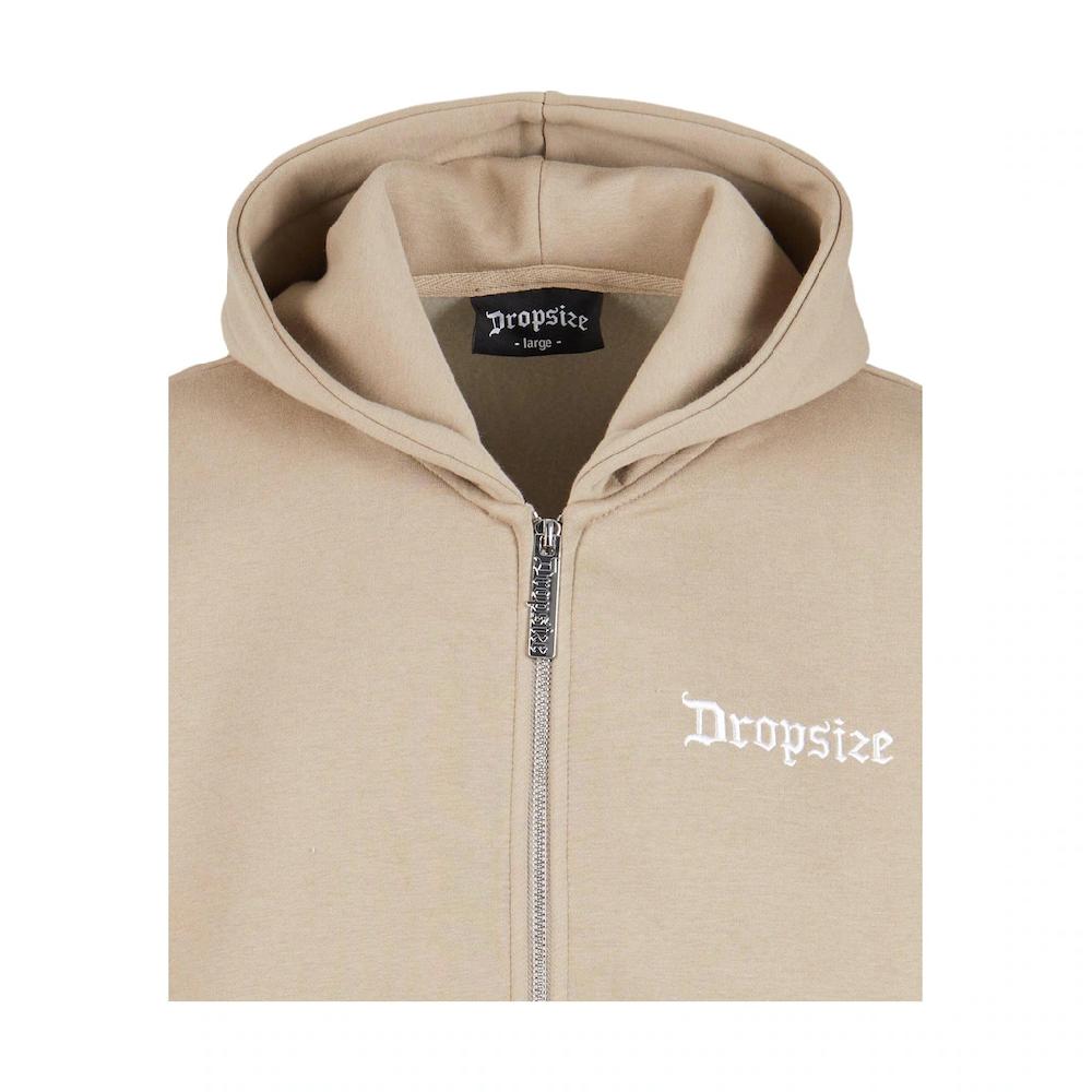 Dropsize Sweatjacke »Dropsize Herren Super Heavy Oversize Blank Zip Hoodie« ▷ Bestellen