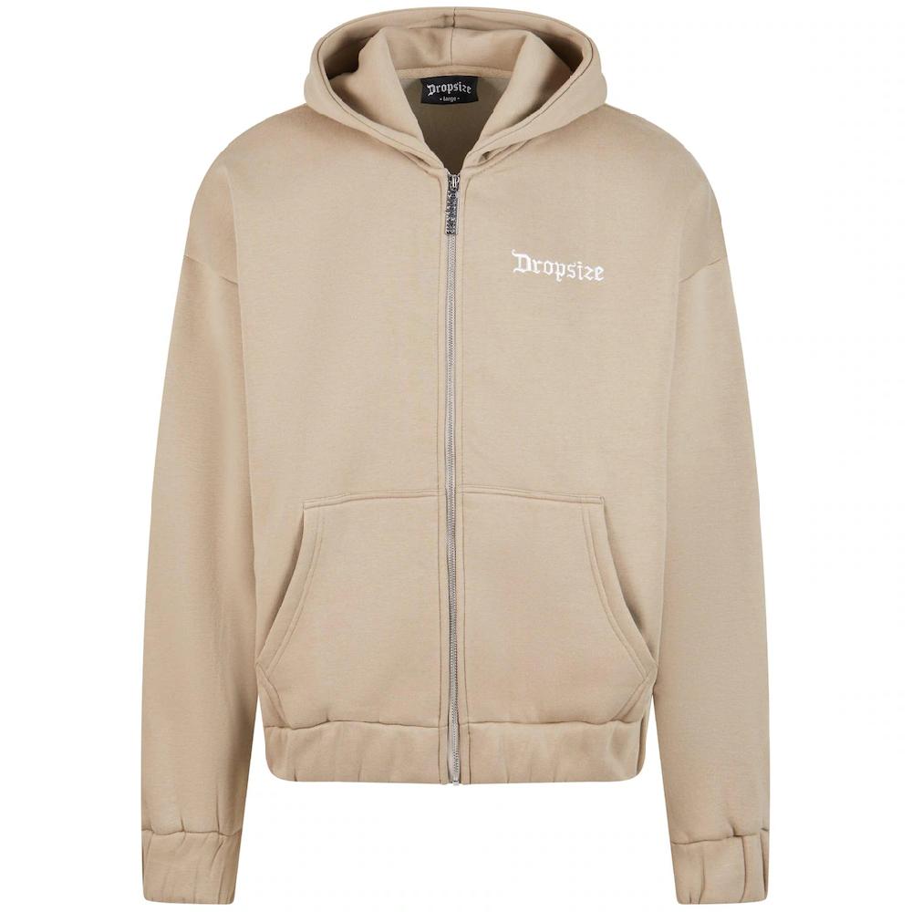Dropsize Sweatjacke »Dropsize Herren Super Heavy Oversize Blank Zip Hoodie« ▷ bestellen
