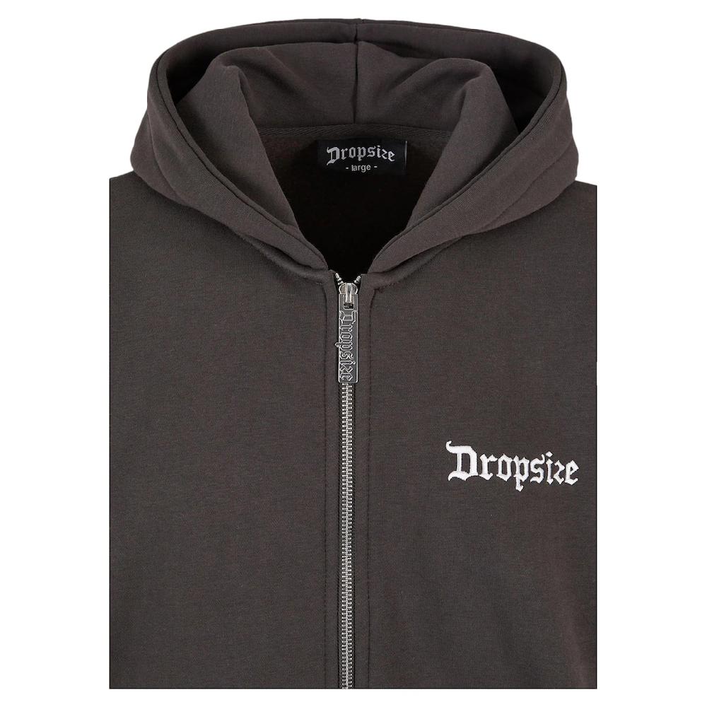 Dropsize Sweatjacke »Dropsize Herren Super Heavy Oversize Blank Zip Hoodie« ▷ Kaufen