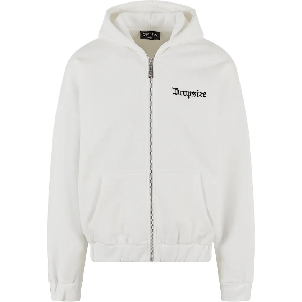 Dropsize Sweatjacke »Dropsize Herren Super Heavy Oversize Blank Zip Hoodie« ▷ für