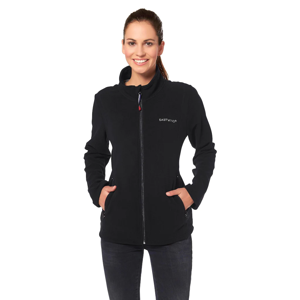 Eastwind Fleecejacke ohne Kapuze für kalte Tage aus 100% Polyester sportlicher Stil