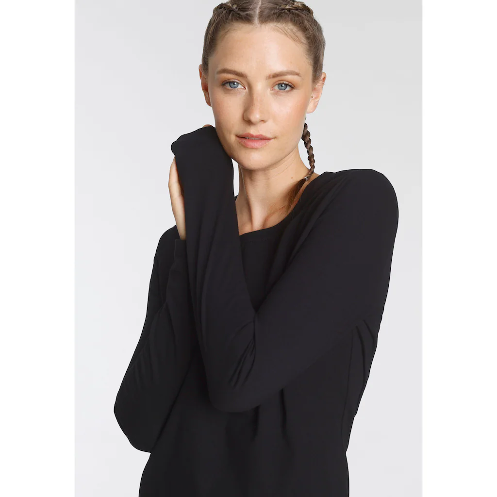 Eastwind Langarmshirt (3er-Pack) Langarm Im Basic-Stil Rundhalsausschnitt Aus Baumwolle