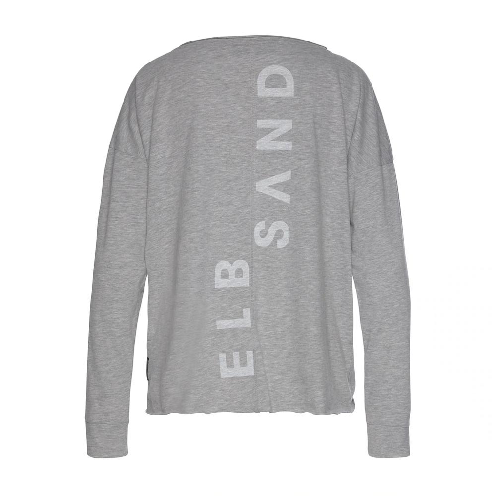 Elbsand Langarmshirt »Eltje« Mit Logodruck Hinten Longsleeve Aus Baumwoll-Mix