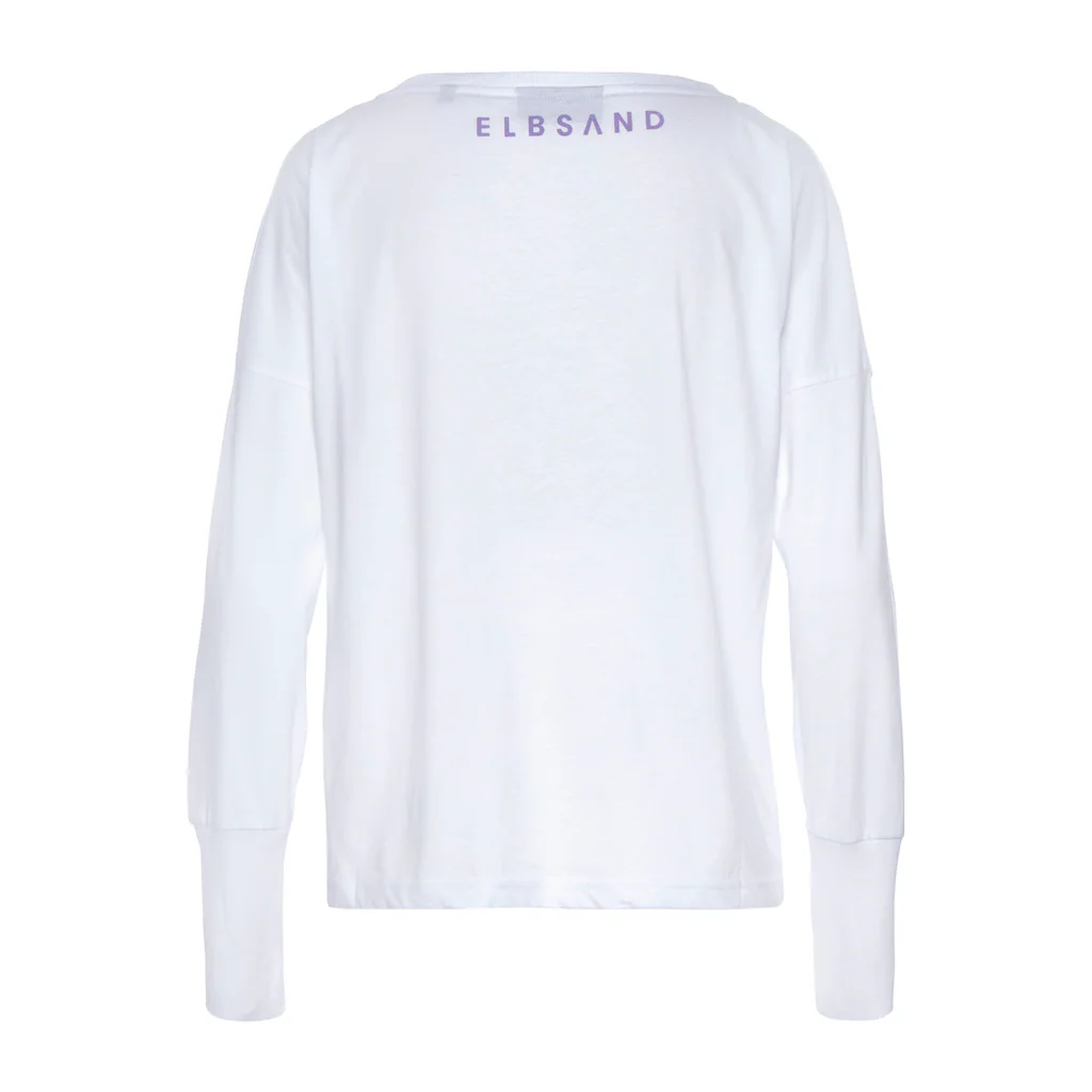 Elbsand Langarmshirt »Inea« Mit Frontdruck Longsleeve Lockerer Schnitt