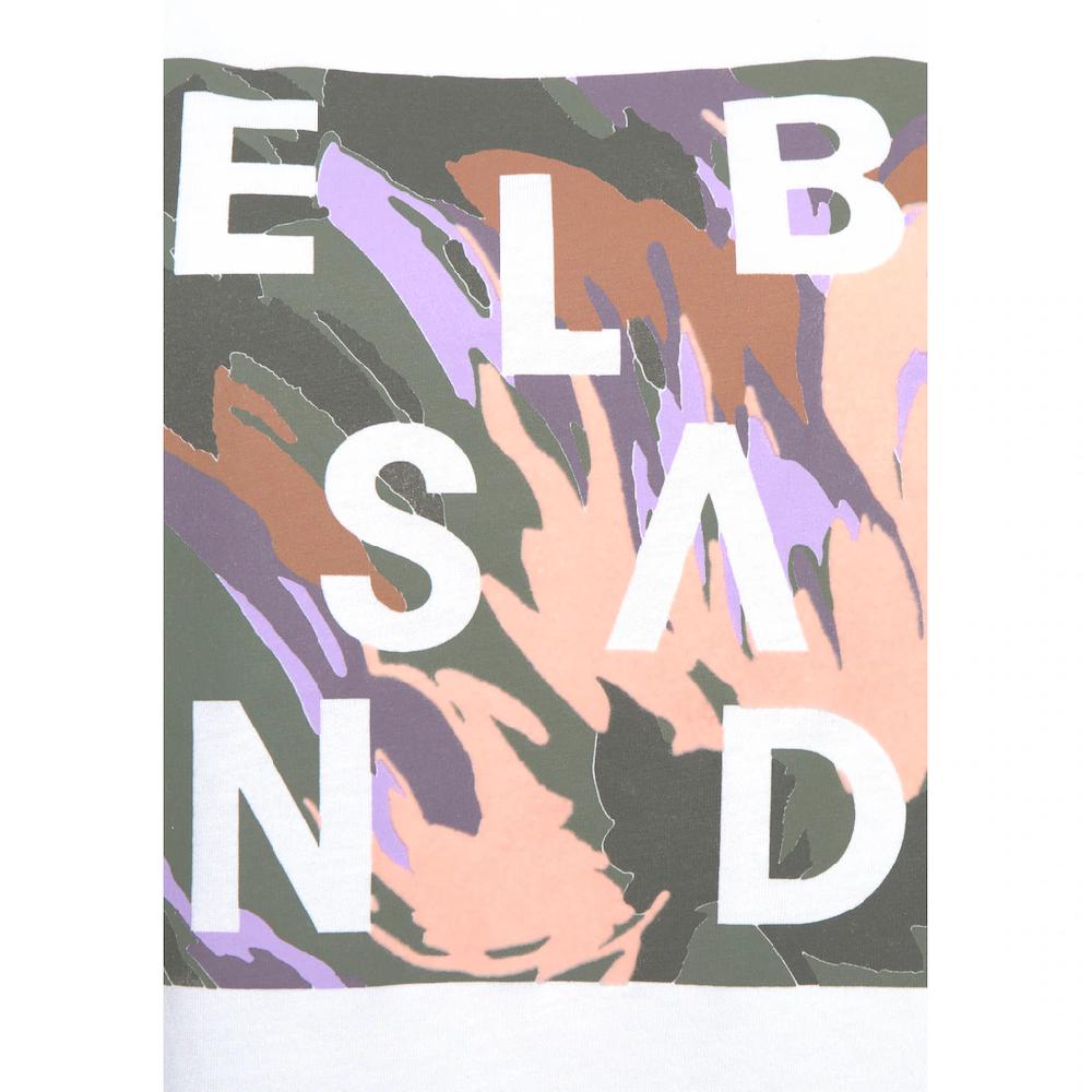 Elbsand Langarmshirt »Inea« Mit Frontdruck Longsleeve Lockerer Schnitt