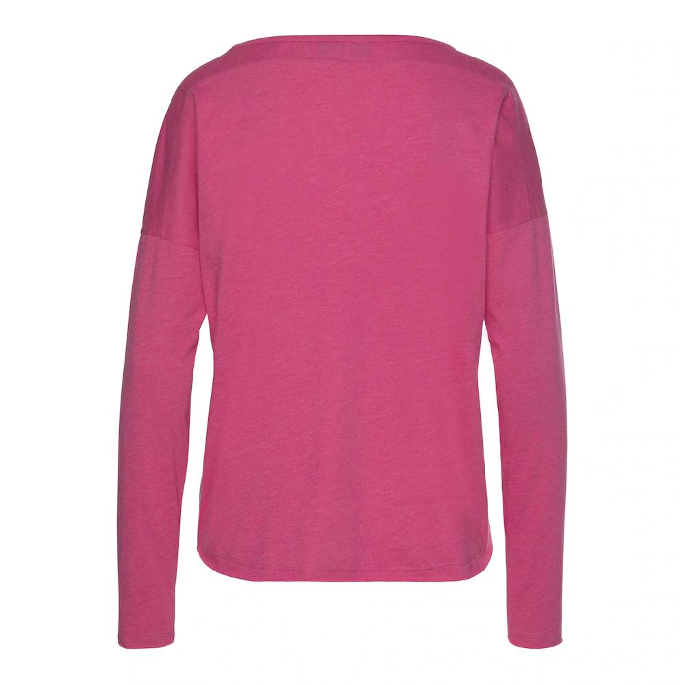 Elbsand Langarmshirt »Niola« Mit Großem Frontprint Longsleeve Aus Baumwoll-Mix